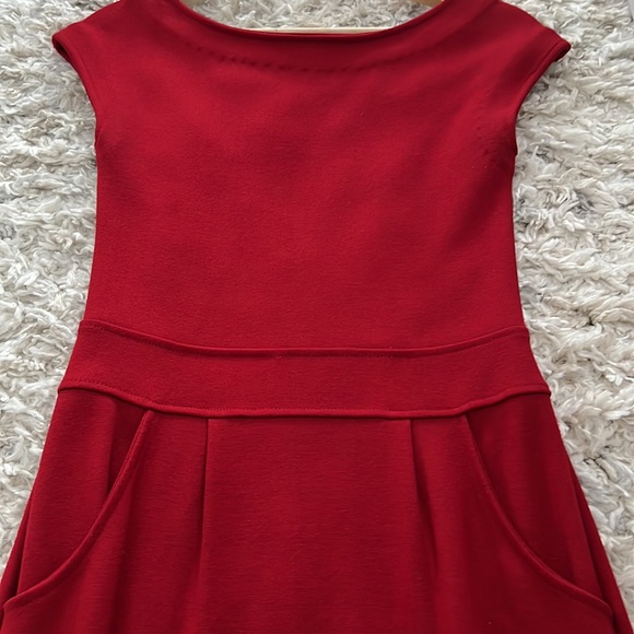 Zara midi dress in red - Picture 3 of 4